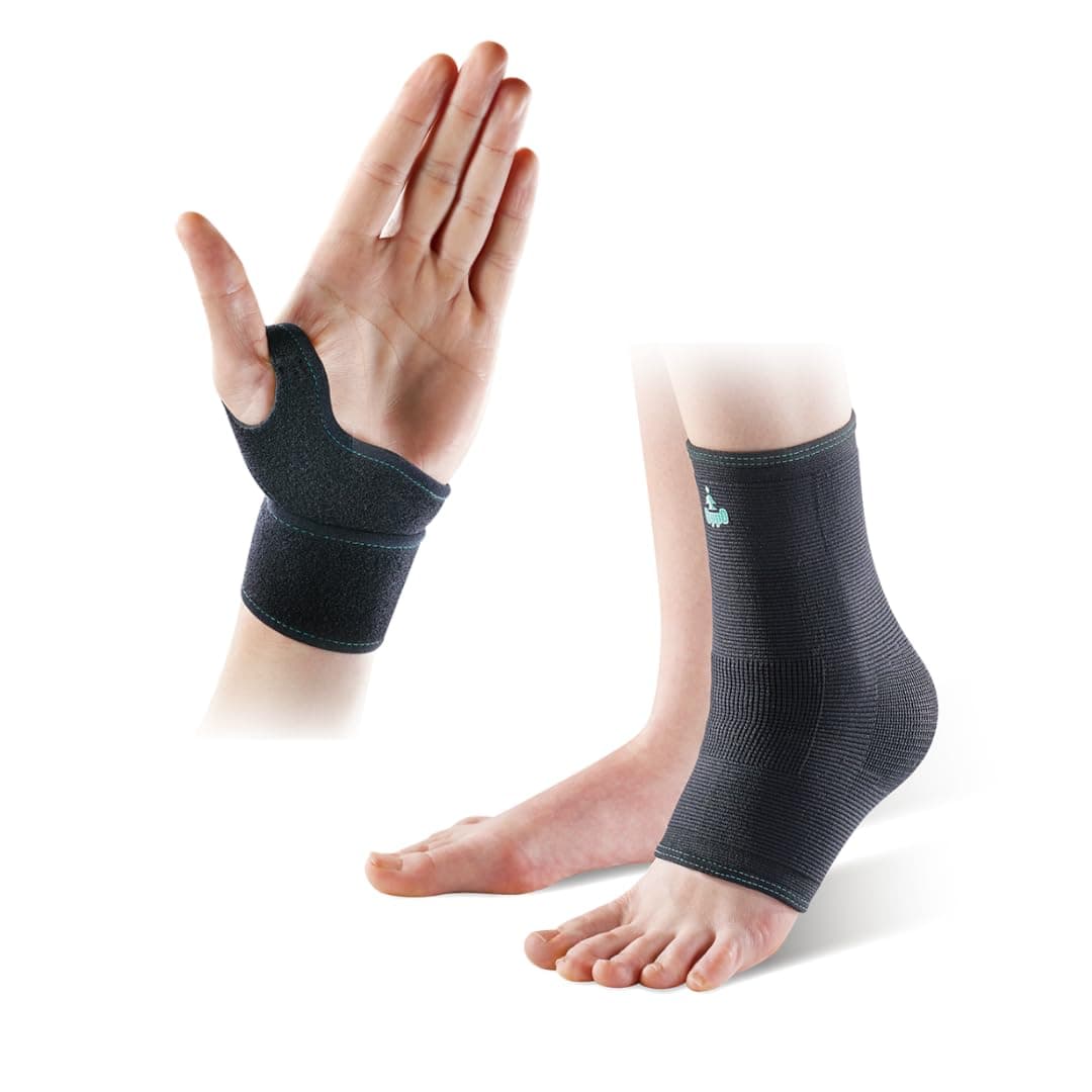 OPPOComprehensive Joint Support Bundle: RH100 Wrist Brace & RA200 Ankle Brace (L)