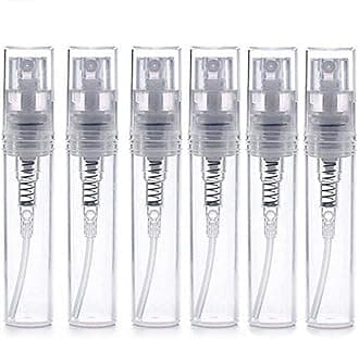 Hunky Dory 5pcs 5ml Mini Clear Transparent Empty Plastic Pocket Pen Spray Bottle Refillable Bottle Sanitizer, Toner, Perfume, Lotion, Moisture, Oil, Costemic, Travel use