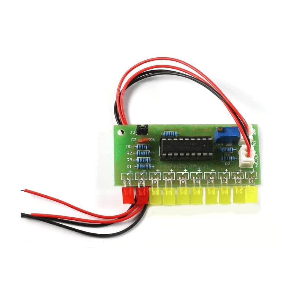 WWZMDiB-DIY Learning Kit Introductory Electronic Components Kit Birthday Gift Desktop Decorations(Fun DIY Soldering Kit,Audio Level Indicator)