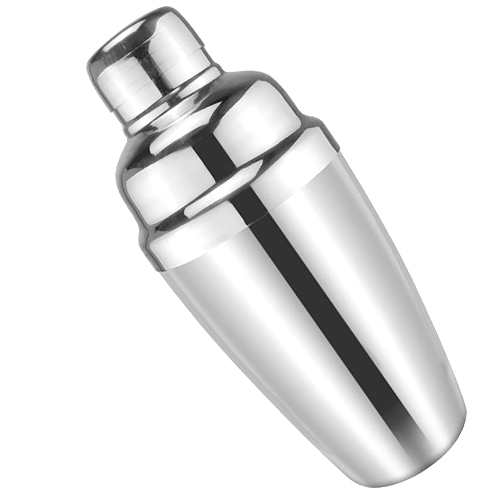 Small Size 8.4 Oz Cocktail Shaker, 5.5 In x 2.5 In Stainless Steel Drink Shaker with Built-In Strainer for Bar Mixed Tools (8.4 oz)