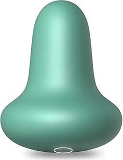 Handheld Cordless Bullet Shape Tool Massager Tool Massage Stick for TMJ Pain Relief Body Muscle Relaxation, Green