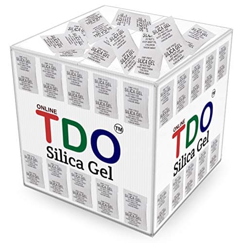 TDO Silica Gel Packets 1 Gram Pouch 300 Pcs Pack Moisture absorbents Dehumidifier Silica Gel Bags for Moisture, Room, Cupboard, Kitchen, Shoe,Wardrobe,Other White