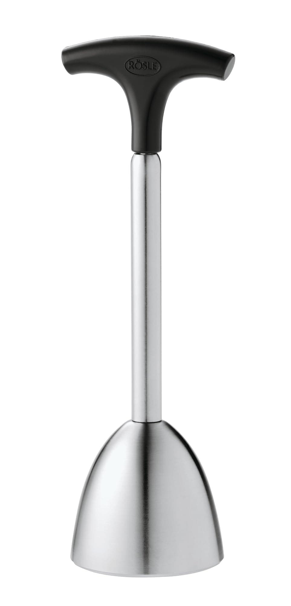 Stainless Steel Egg Topper with Silicone Handle