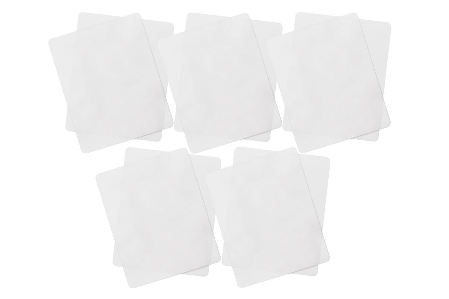 Arrow Plastic Flexible Cutting Mats, White - 10 Pack - Measures 15 x 12 Inches - Made in the USA, BPA Free - Ideal for Cutting and Chopping