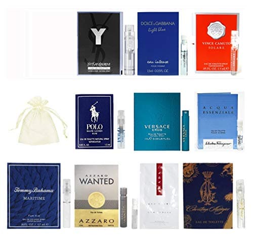 10 Mens Cologne Sample Vials All High End