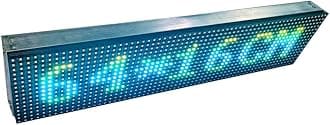 AL-QURAISH P10 Led Running/Scrolling Programable Text Message Display Board WI-FI (RGB, 7INCH. × 25 INCH)
