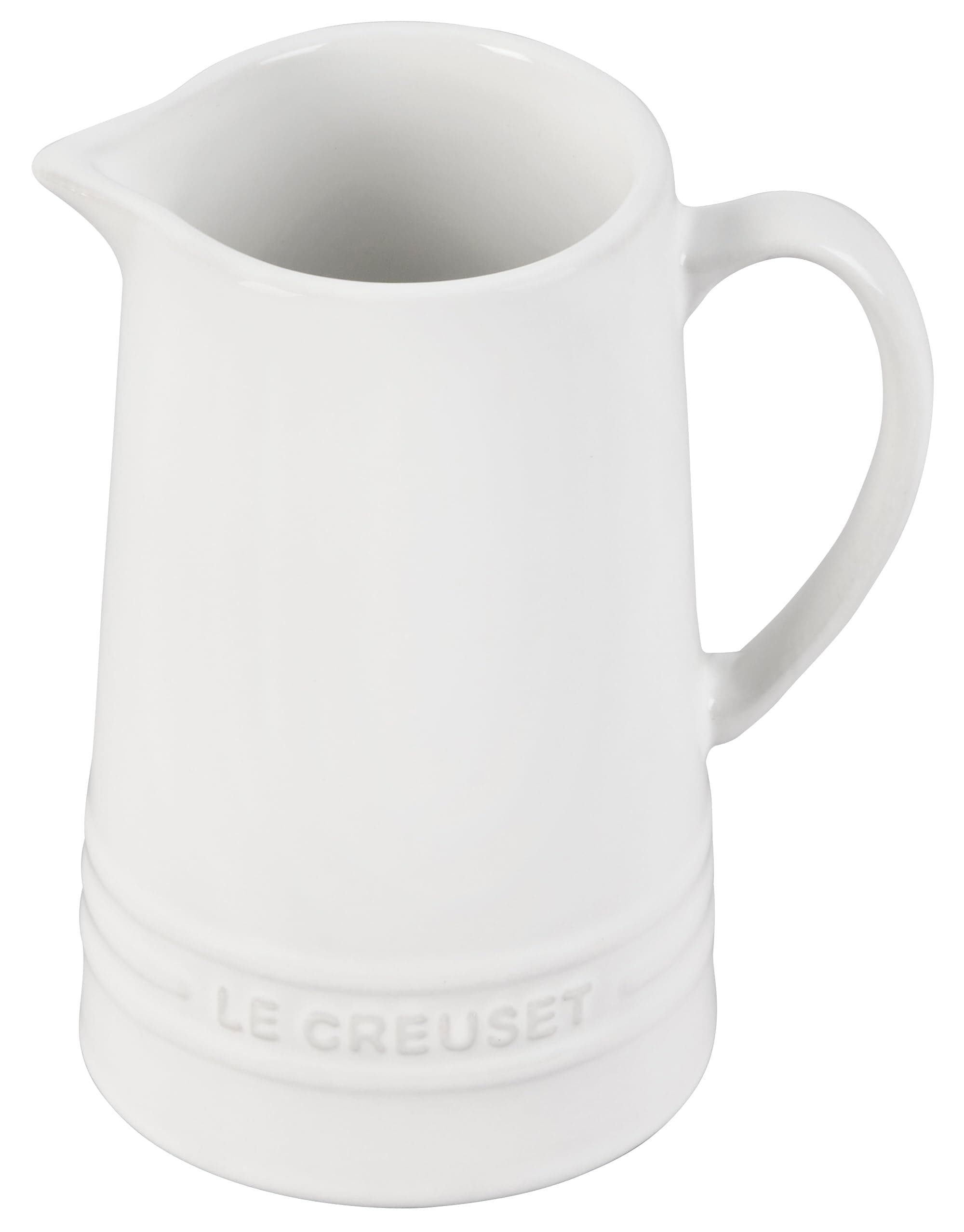 Stoneware Small Pitcher, 10 oz., White
