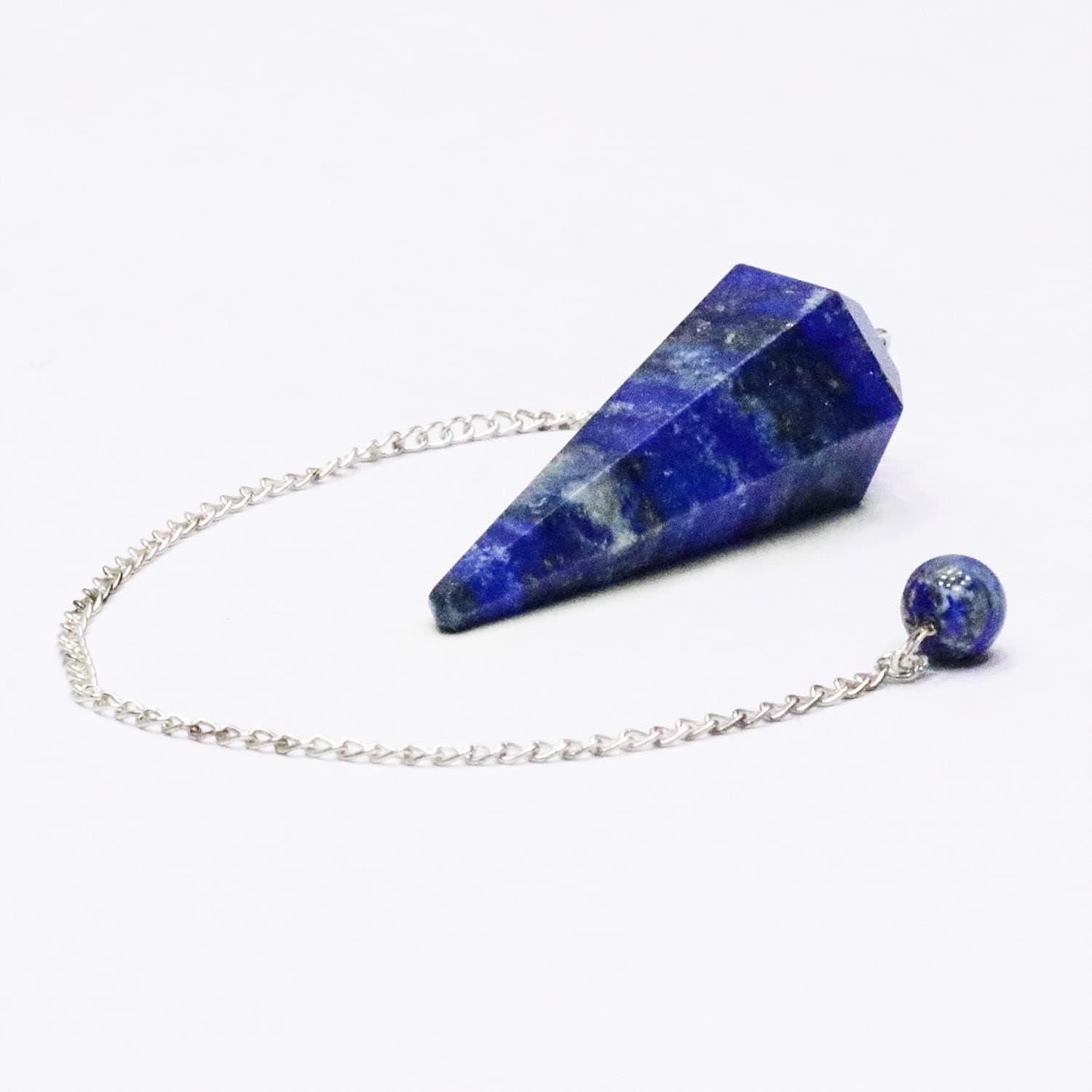 Cosynee Natural Stone Hexagonal Chakra Gemstone (Lapiz Lazuli)
