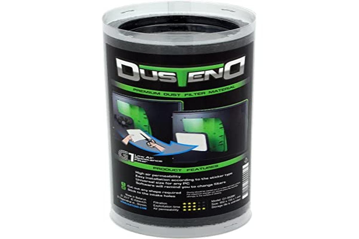 DustEND G1 - Premium dust filter material for PC case/fan 950x155x1mm (Black)