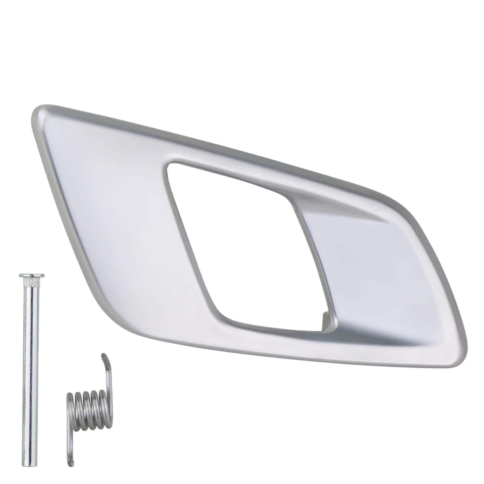 TQPONLY Interior Door Handle Right Passenger Side Compatible with Ford Ranger Everest Mazda BT50 Front or Rear (Silver) Replaces AB3921970