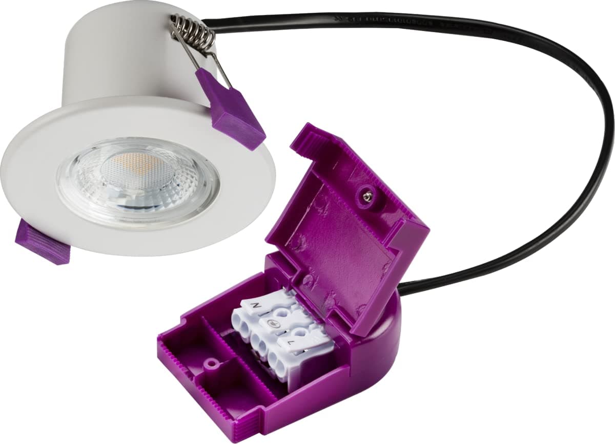 KnightsbridgeFire Rated LED Downlight, 5 W, Warm White