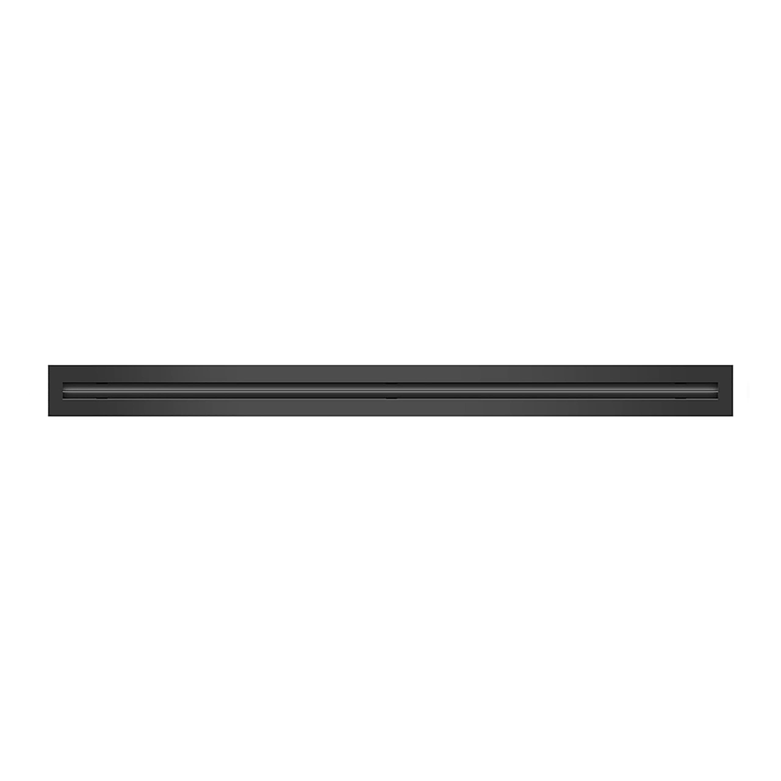 BUILDMART - 36" Linear Slot Diffuser - (1 Slot) Single Slot - Black Decorative Air Vent - Modern AC Vent Cover for Ceiling, Walls & Floors - Texas Buildmart