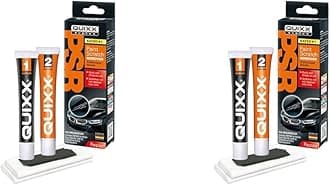QUIXX 00070-US Paint Scratch Remover Kit, Removes Scratches, Minor Scrapes, and Traces of Unwanted Paint Transfer, Quickly, and Effectively, White (8-Count) (Pack of 2)