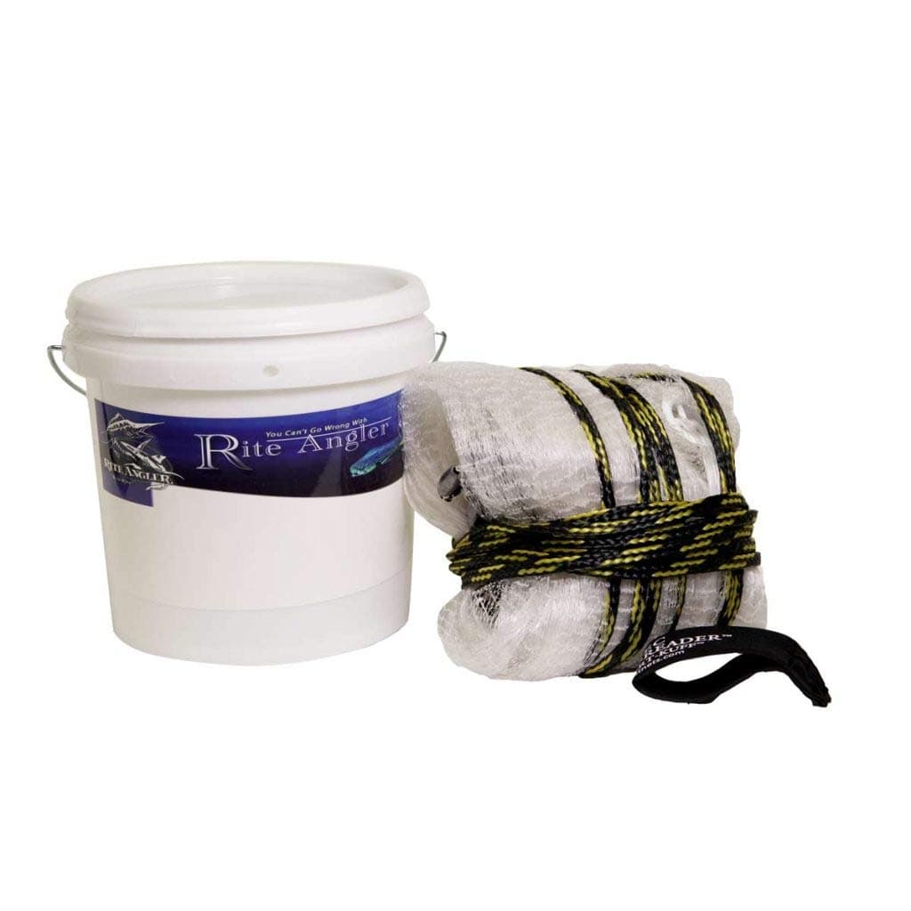 Rite Angler Premium, Saltwater Cast Net, 8ft/10ft/12ft Radius, 1/4", 3/8", 1/2" mesh