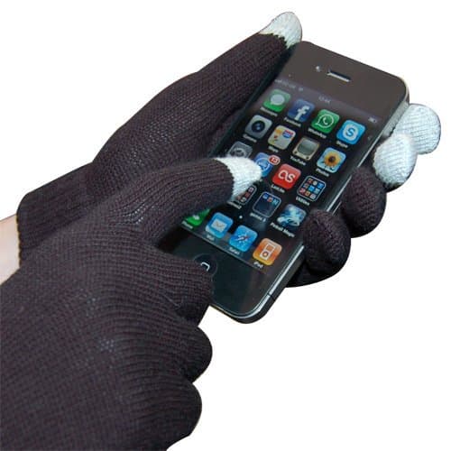 Texting Gloves Black Universal Smart Phone Touch Screen Warm Winter IPhone Droid