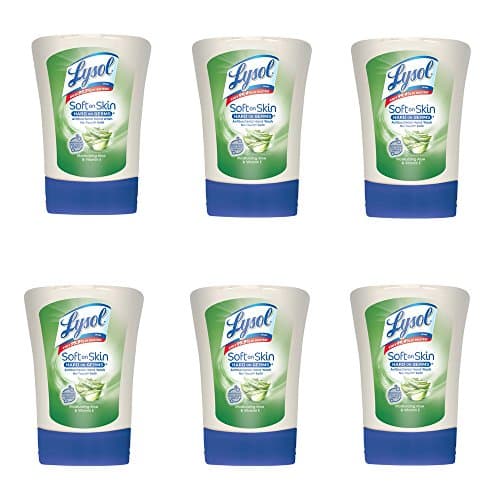 Lysol No-Touch Hand Soap Refill, Aloe, 8.5 oz. (Pack of 6)
