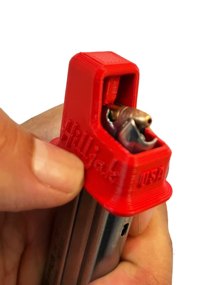 3D-Printed Magazine Speed Loader Designed to fit Walther PPK/S 22LR, Quickie Loader