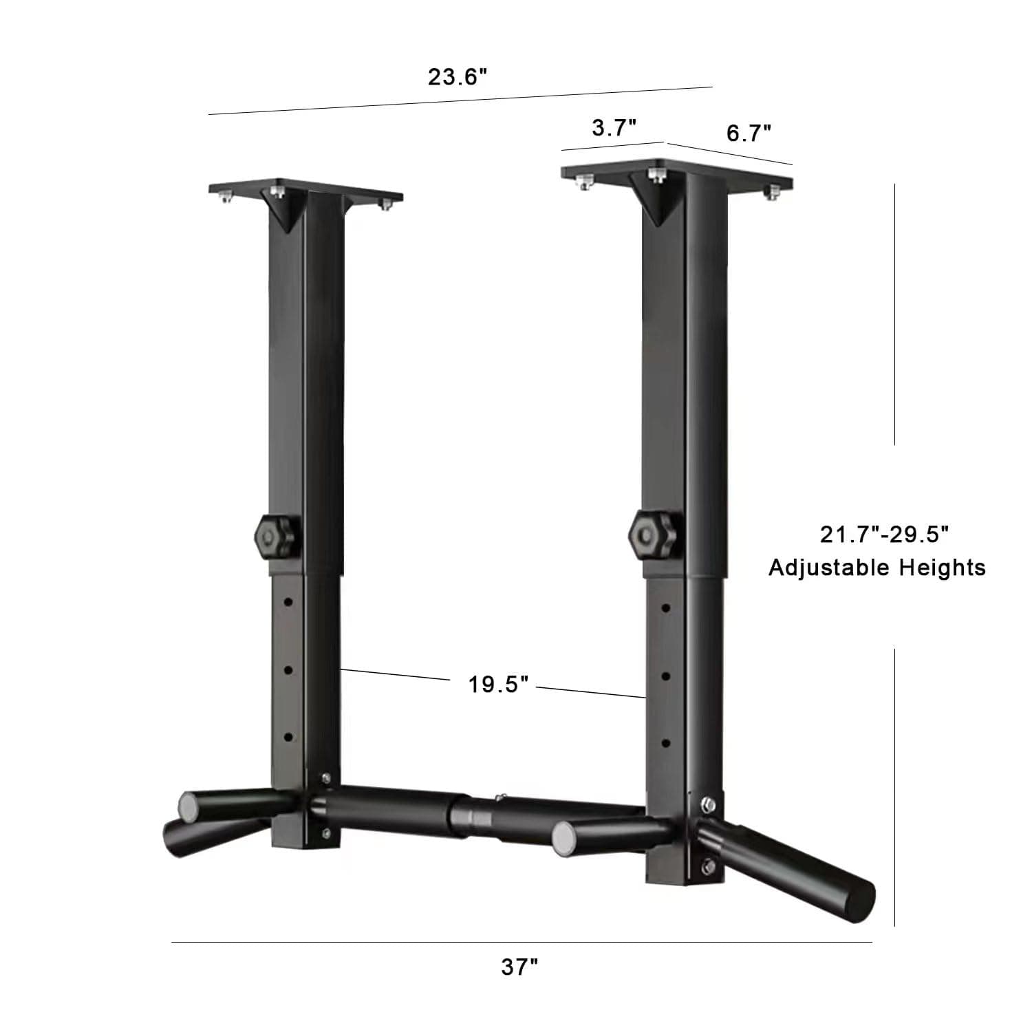 Ceiling Wall Mount Pull Up Bar, Joist/Beam Mount Chin Up Bar with Wood Mount and Wall Mount Screws, 600lbs Max Weight