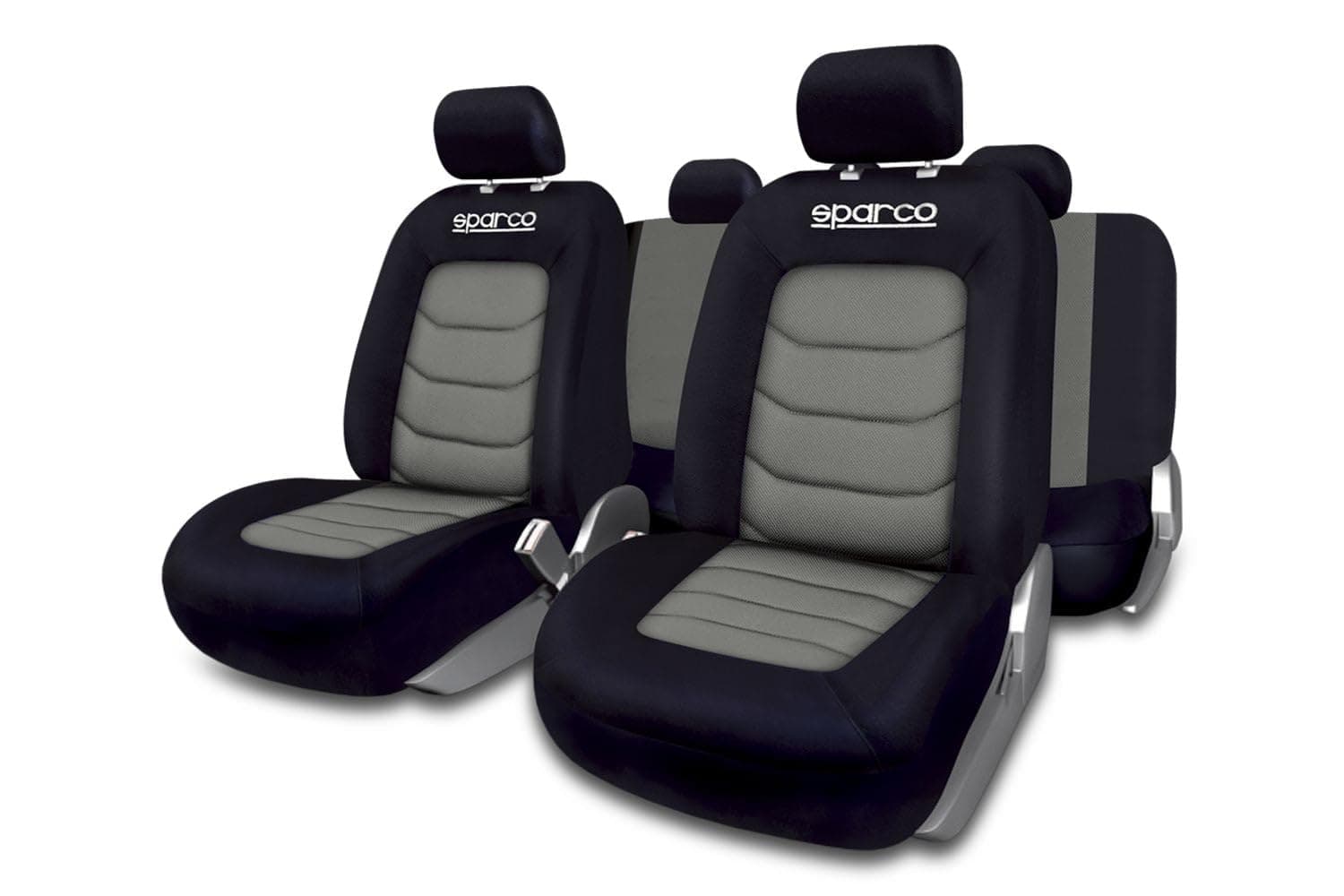 SPC1019GR Seat Cover Set, Black/ Grey