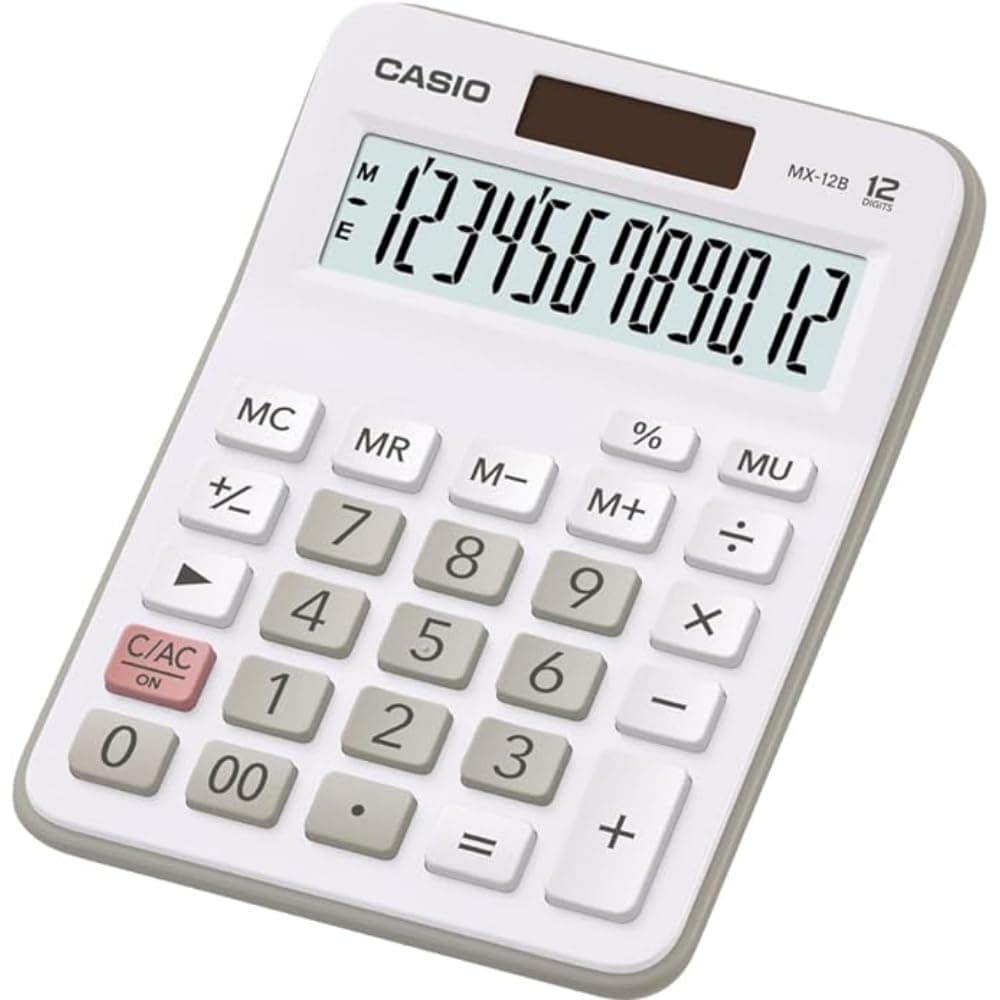 New MX-12 Desk Calculator 12-digit Display