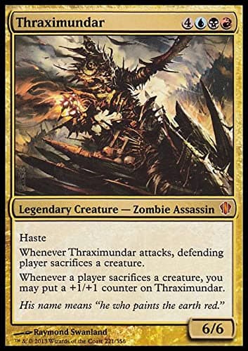 Magic: The Gathering Singles MTG Magic: The Gathering - Thraximundar (221) Commander 2013 C13, C13221, Multi-colored