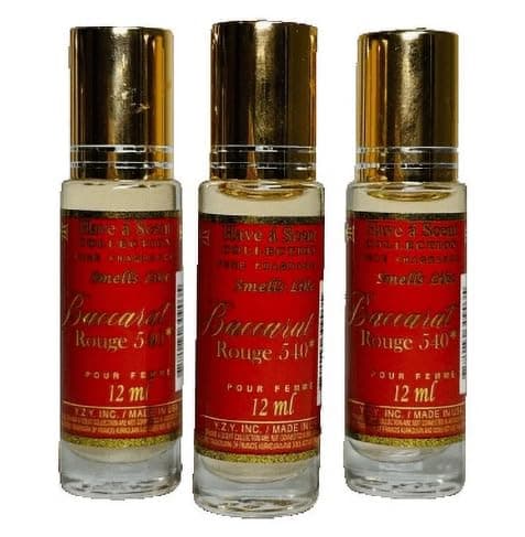 E de B Oil Perfume Parfum 12ml Unisex (Pack of 3)