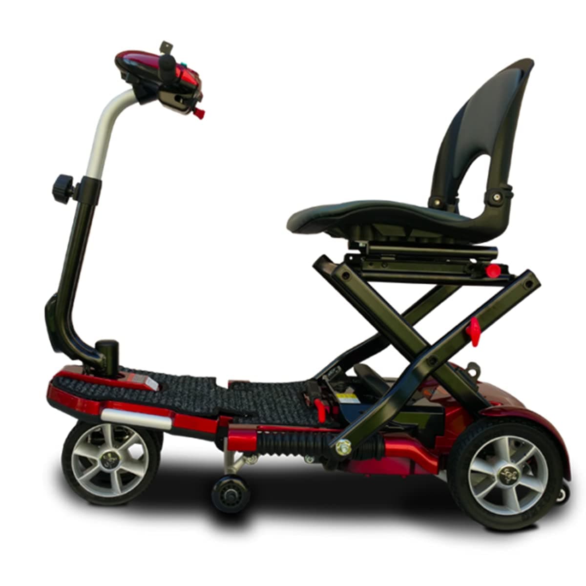 Transport Plus Manual Folding Travel Mobility Scooter (Red)