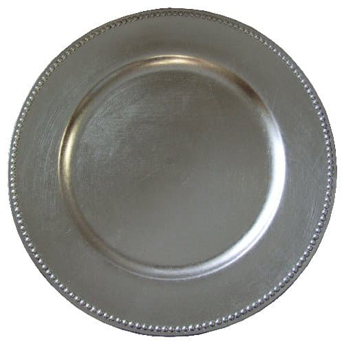 Table Top Classics Charger Plate Round Silver 13" #TRS-6629