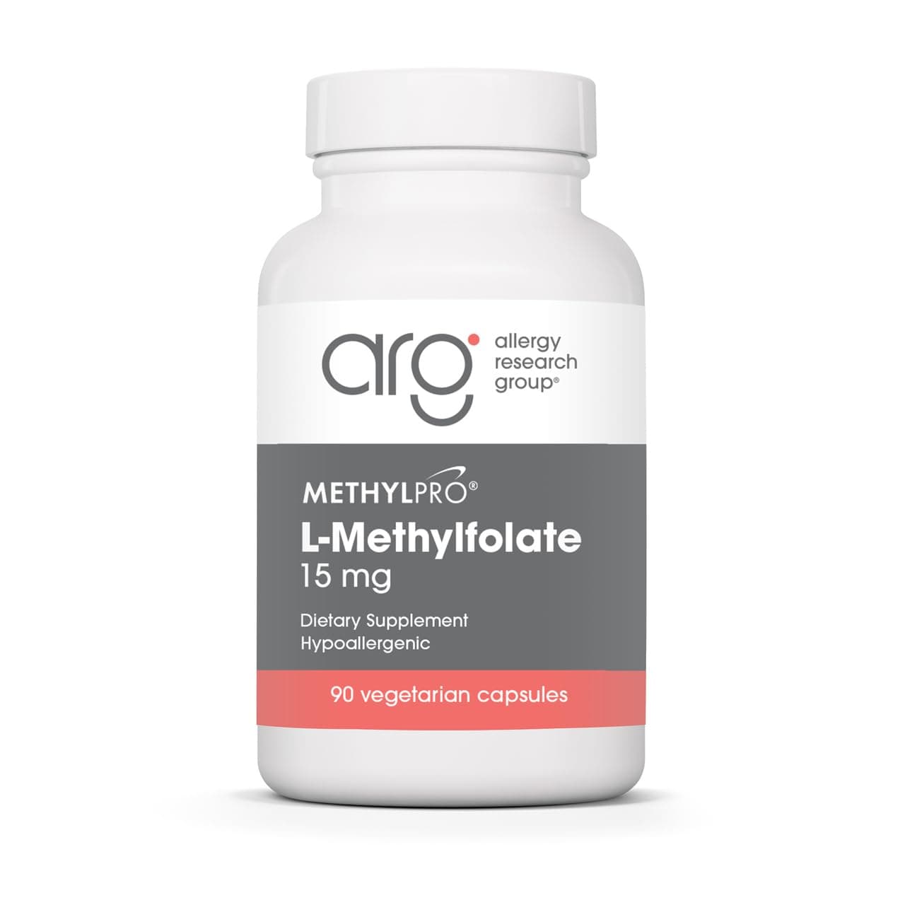 MethylPro L-Methylfolate 15 mg - Bioavailable Folate Supplement for Brain Health & Neurotransmitter Support - Vegetarian & Hypoallergenic - 90 Servings - 90 Count