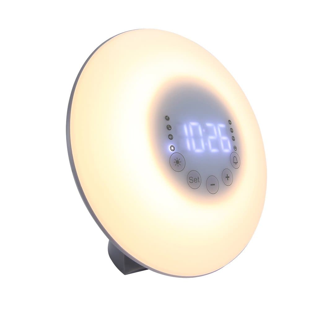 Wake-Up Light with Sunrise Simulation Electronic Alarm Clocks