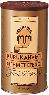 Kuru Kahveci Mehmet Efendi Turkish Coffee Tin 500gr x 2 Pack