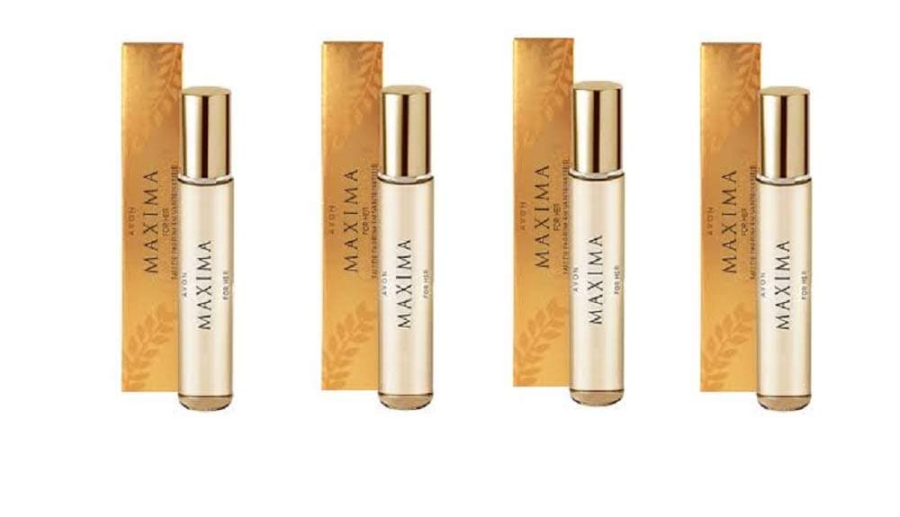 Pack of 4 Avon Maxima for her Eau de parfum 10ml sprays by Avon
