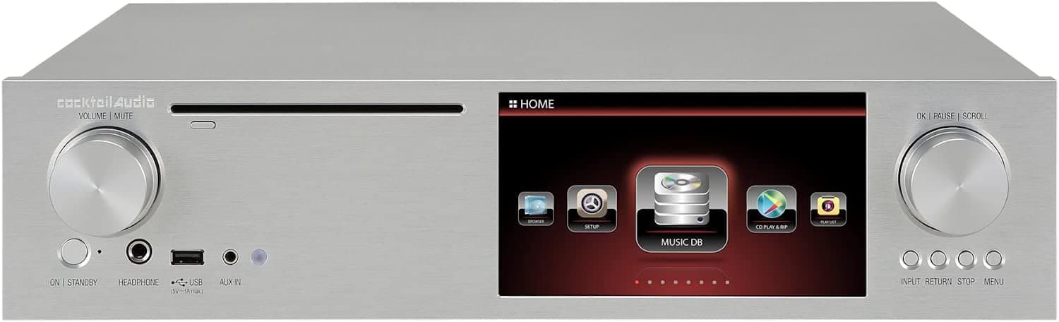 X35 Roon Ready All-in-One Media Player (Silver)