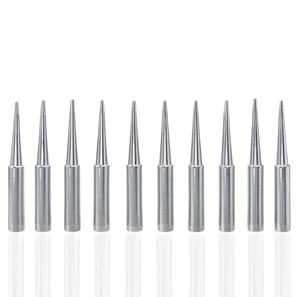 Eyech 10Pcs 900M-T-LB Soldering Iron Tips Replacement for HAKKO 936,937,907 Atten,Quick,Aoyue,Yihua,Vastar,Sywon,Tabiger,SOAIY and X-Tronic soldering station