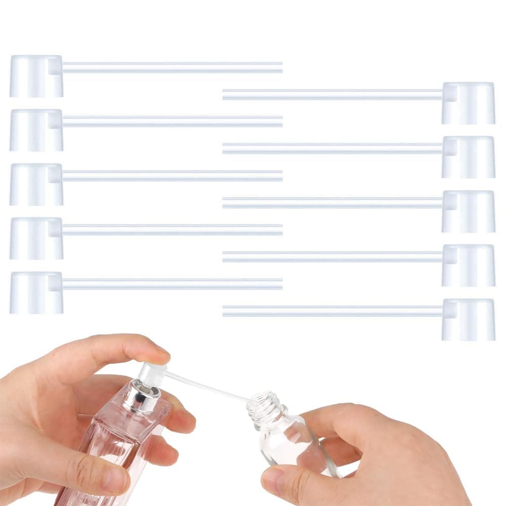 Perfume Dispenser Pump,10PCS Refillable Cosmetic Transfer Tools Perfume Refill Pump Tools for Perfumes Transfer to empty bottles Travel Refillable Perfume Spray Bottle