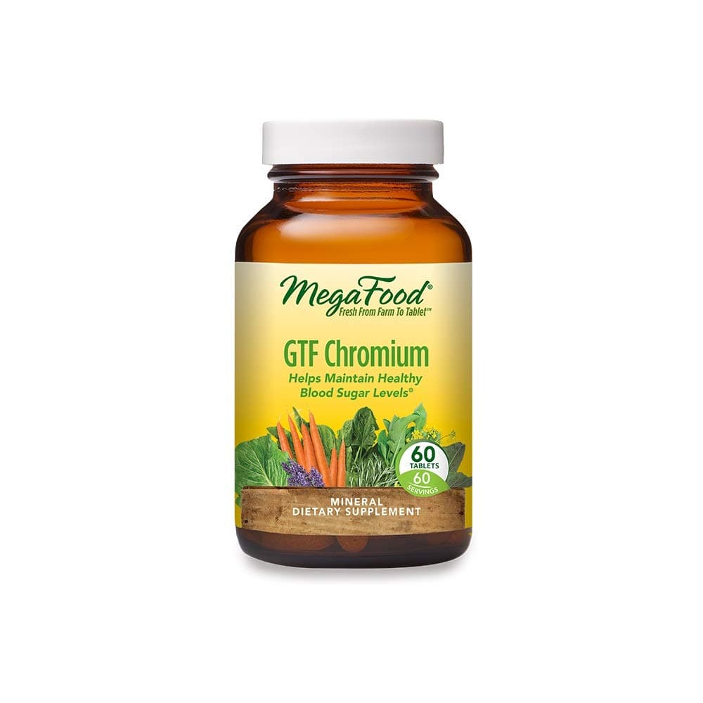 Megafood GTF Chromium 100MCG, 60 Tablets