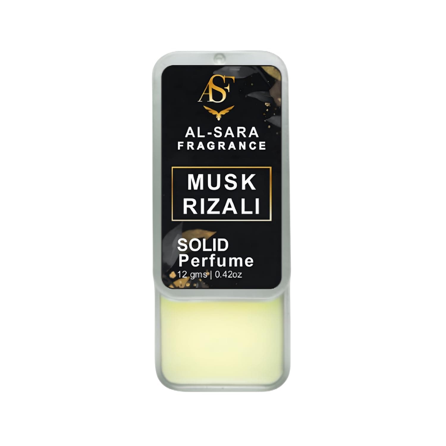 Solid Perfume for Men & Women | Alcohol-Free, Non-Greasy, Long-Lasting Natural Fragrance | Portable & Travel-Friendly Cologne (Musk Rizali)