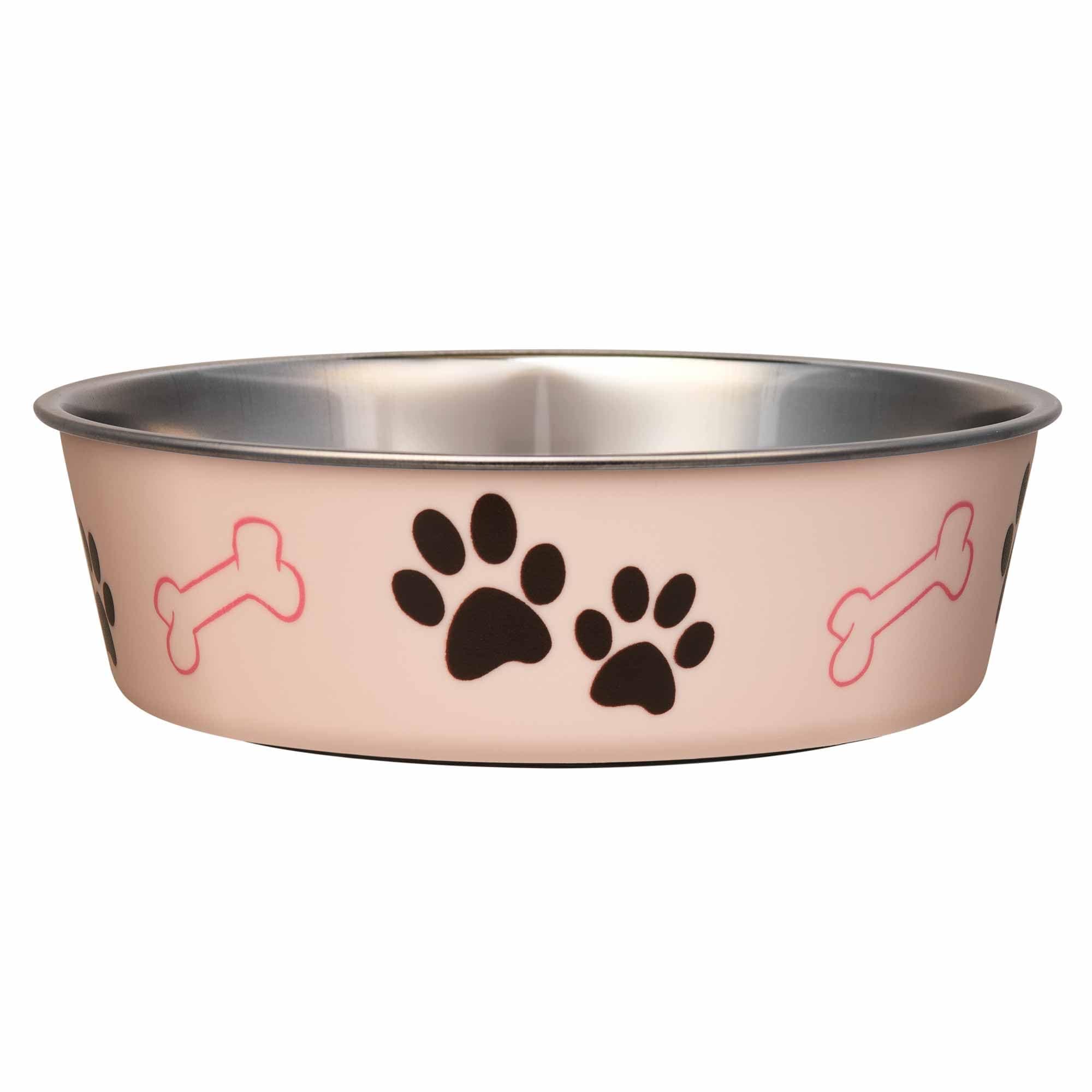 Bella Dog Bowl Size: Medium (2.25" H x 6.75" W x 6.75" D), Color: Paparazzi Pink