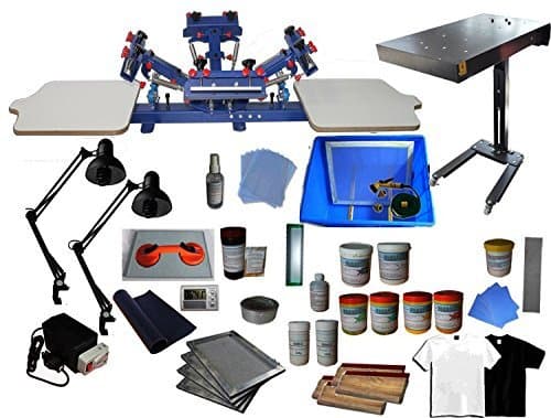 4 Color 2 Station Screen Printing Full Starter Kit A
