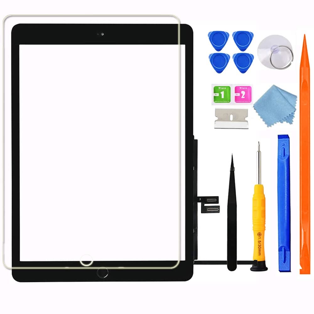 GoodFixer for iPad 7/8,7th/8th Generation Screen Replacement Digitizer 2019/2020 10.2", for 7th 8th Gen(A2197 A2198 A2200 A2270 A2428 A2429 A2430)+ Home Button,VIDEO GUIDE,Full Repair Kit