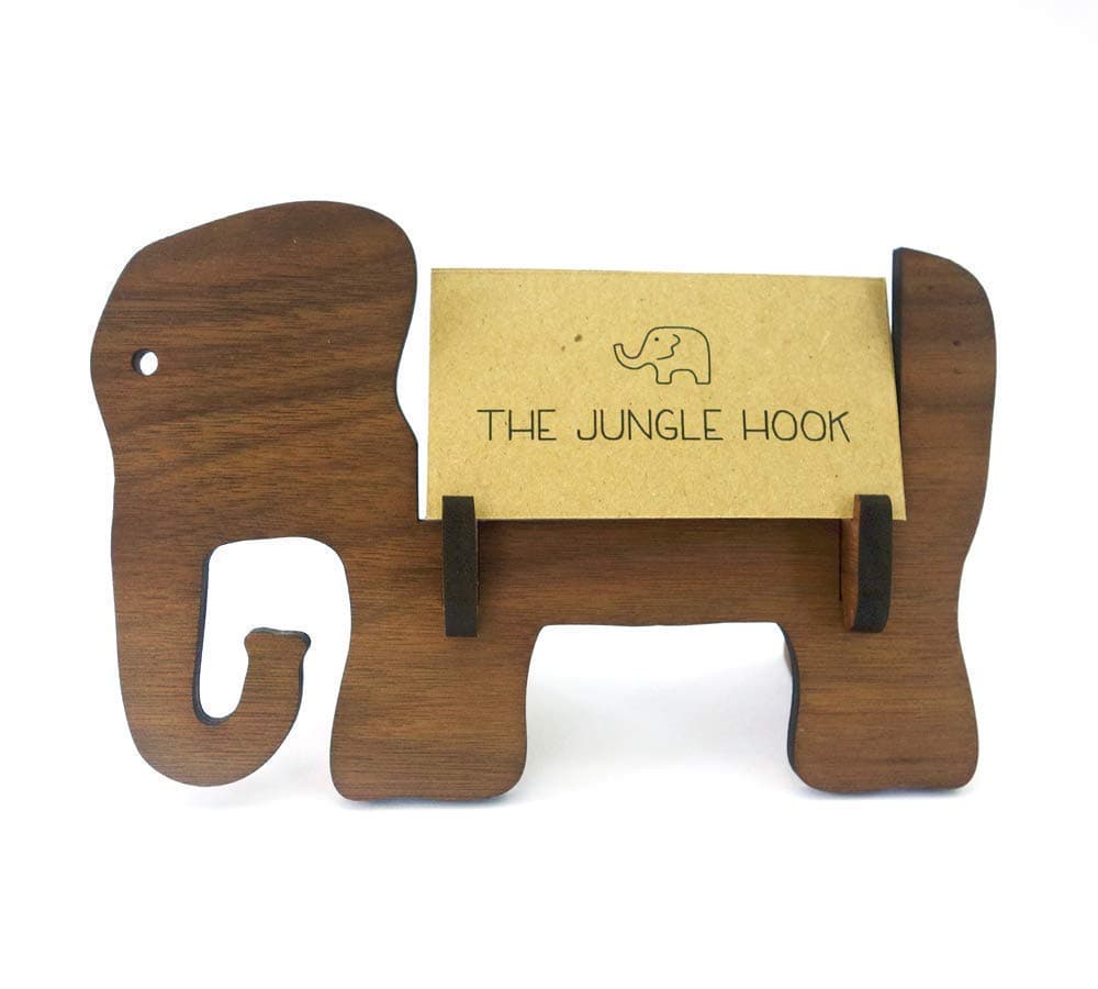 Elephant business card holder