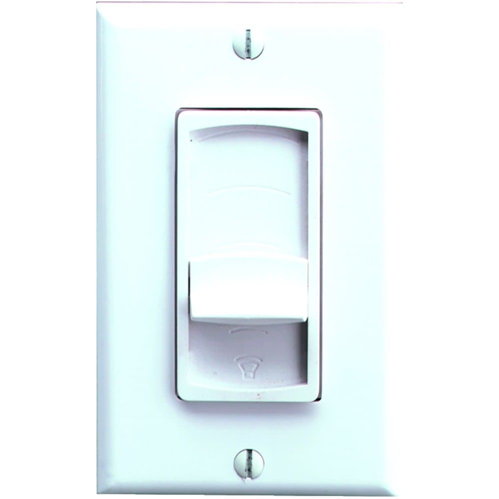 Pro Wire VX100W Vx-100w Stereo In-Wall Slider Volume Control with Impedance Matching, White