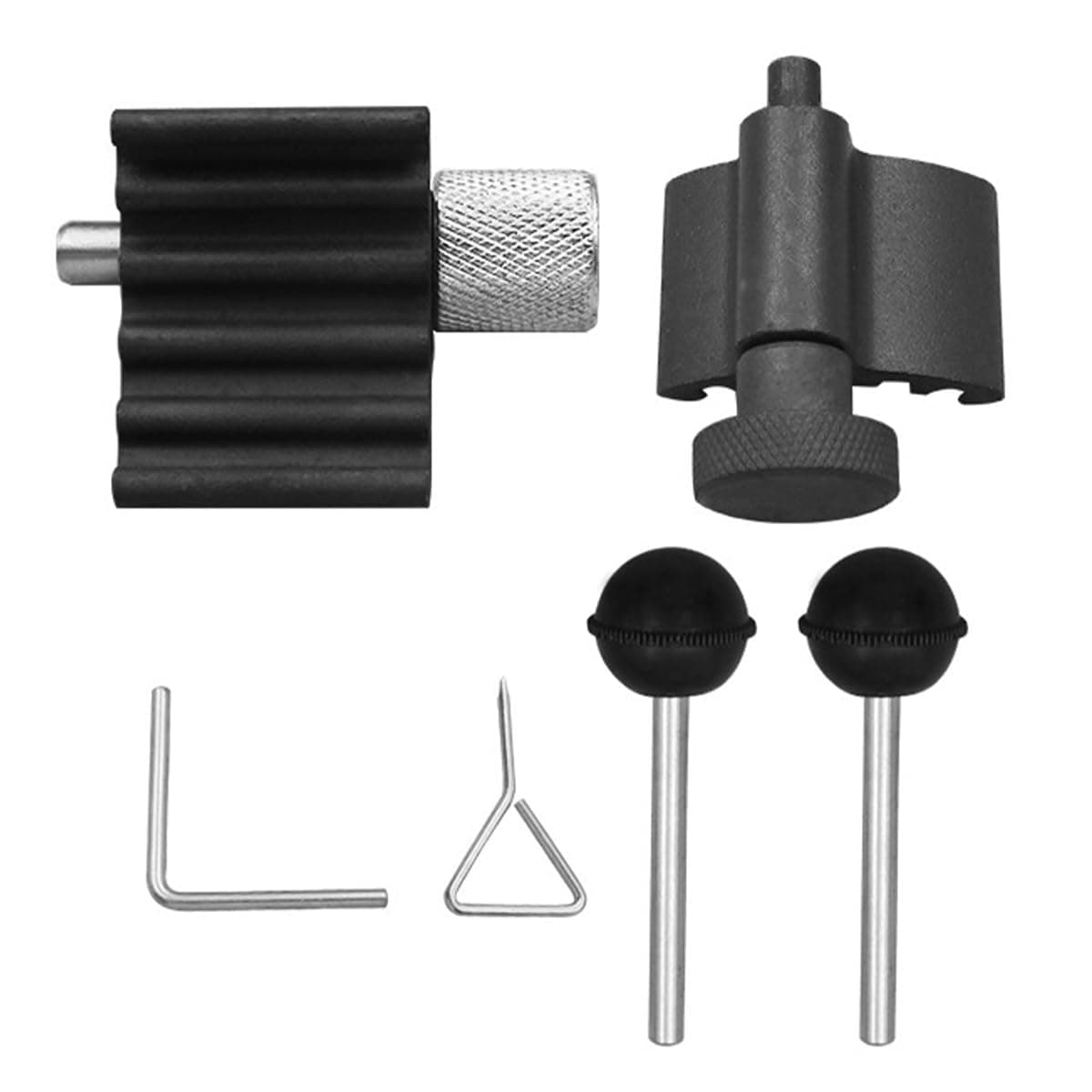 ANCLLO 6-Piece Camshaft Adjustment Tool Set, Engine Timing Belt Replacement Tool, Diesel Engine Adjustment Crank Locking Tool Set