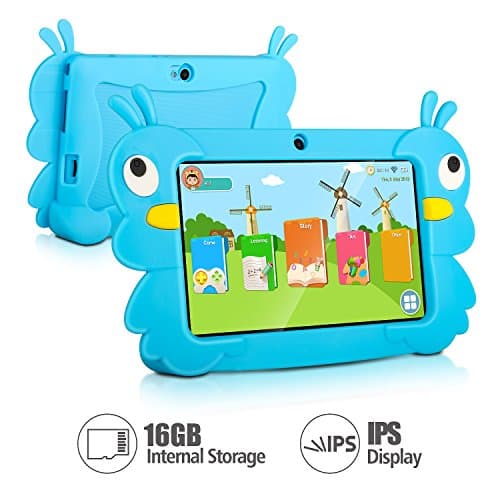 Kids Tablets PC 7 Android Kids Tablet Kids Edition Tablet with WiFi Bluetooth Dual Camera, HD Kids Tablet Parental Control 1GB/16GB Storage