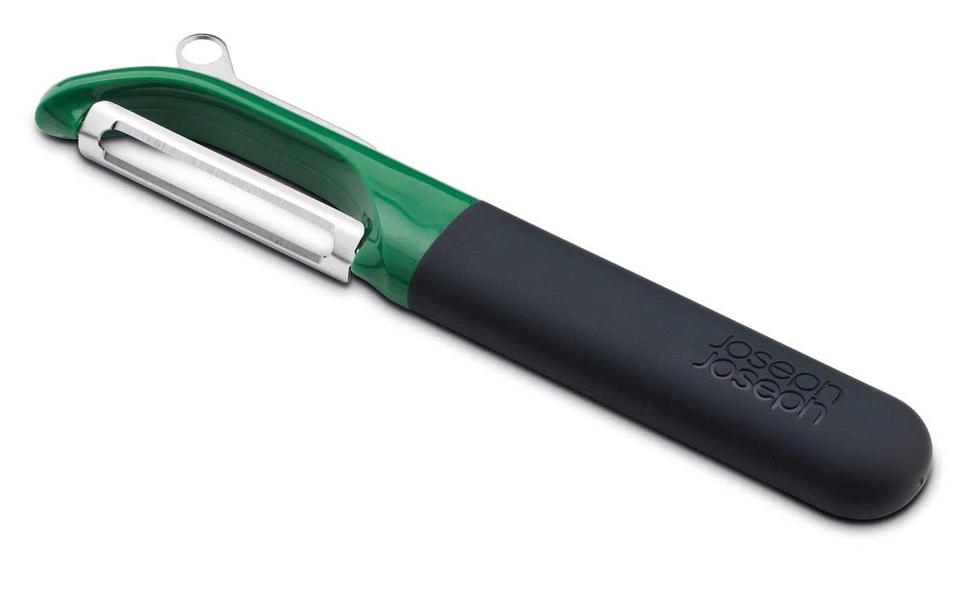 Multi-Peel Straight Peeler, vegetable peeling with potato eye remover. Dishwasher safe - Green, 24