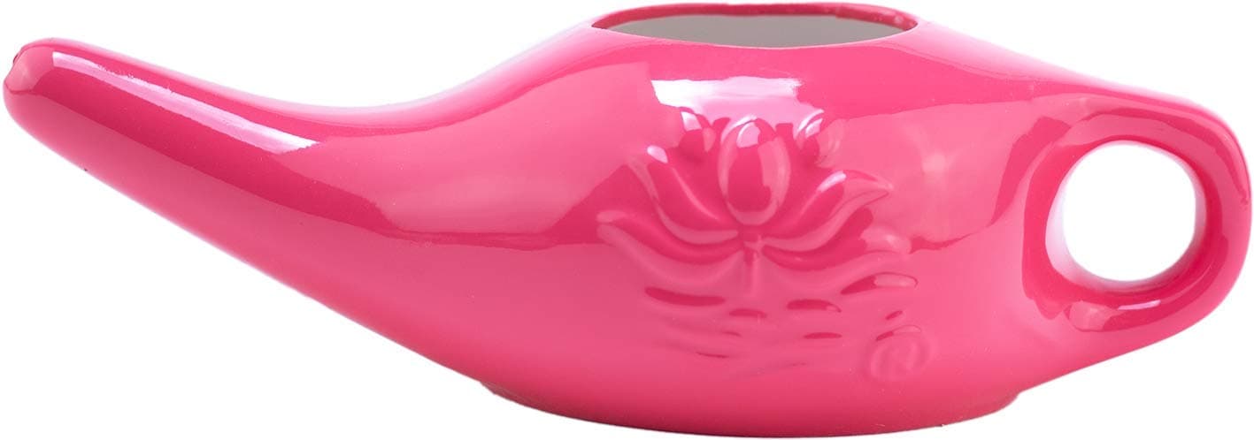 Himalayan Institute Ceramic Neti Pot - Pink