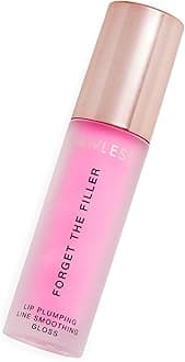 Forget the Filler Lip Plumping Line Smoothing Gloss - Daisy Pink - Premium Volumizing Lip Gloss with Natural Ingredients Designed to Plump, Firm, and Hydrate Lips 0.11 oz