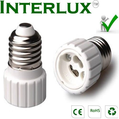 Interlux™ E27 to GU10 adaptor