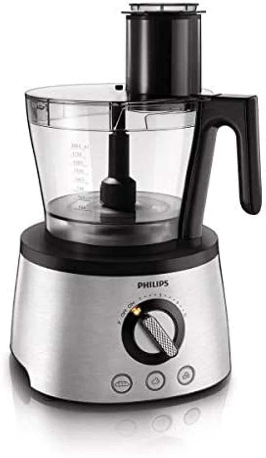 PHILIPS Avance Collection Multi- function Food Processor HR7778/01, 1300W, Compact 4in1 setup, 3.4L bowl with Stainless Steel Disc, 2.2L Blender - International Version