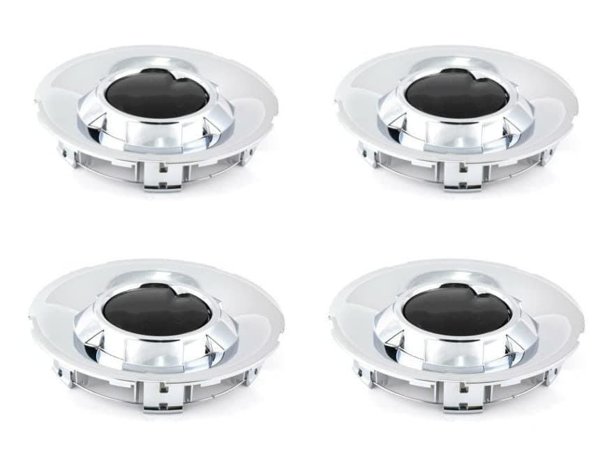 Coolandi CV108 4X Silver Coolandi 4X Silver 2004 2005 2006 2007 2008 2009 for Chevy Trailblazer EXT # 9595108 Wheel Center Rim Hub Cap for Chevy 17'' Wheel